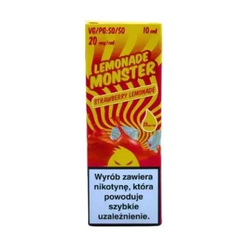 Liquid Salt MVL Lemonade Monster 10 ml 20mg - Strawberry Lemonade Liquid Salt MVL Lemonade Monster 10 ml 20mg - Strawberry Lemonade