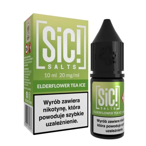 Liquid Sic Salts 10ml - Elderflower Tea Ice 20mg Liquid Sic Salts 10ml - Elderflower Tea Ice 20mg