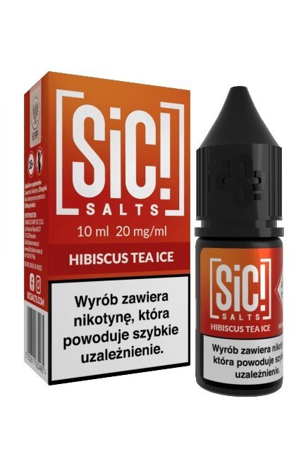 Liquid Sic Salts 10ml - Hibiscus Tea Ice 20mg Liquid Sic Salts 10ml - Hibiscus Tea Ice 20mg