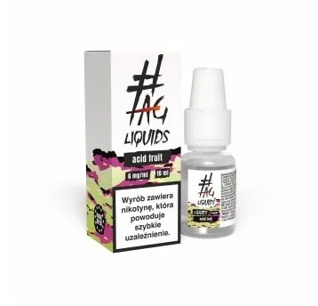 Liquid #TAG 10ml - Acid Fruits 6mg Liquid #TAG 10ml - Acid Fruits 6mg