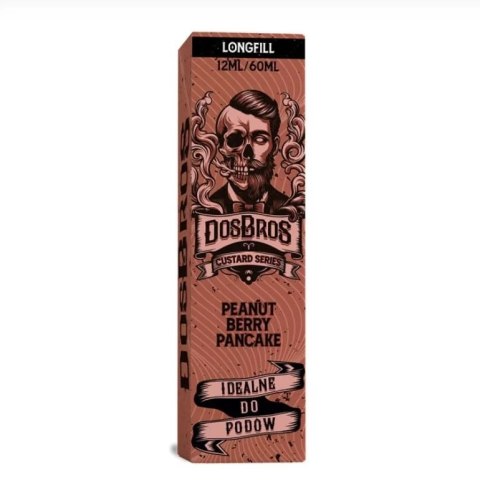 Longfill DosBros Custard Series 12/60ml - Peanut Berry Pancake Longfill DosBros Custard Series 12/60ml - Peanut Berry Pancake