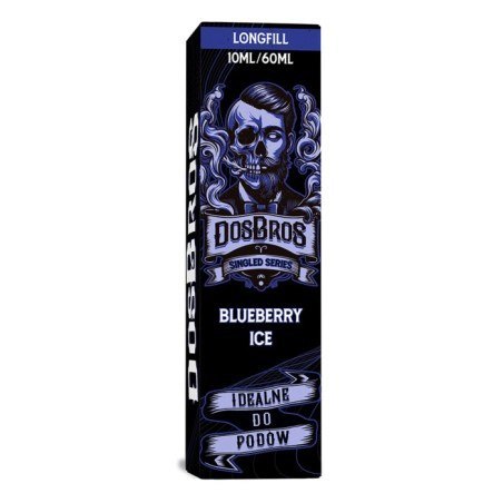 Longfill DosBros Singled Series 10/60ml - Blueberry Ice Longfill DosBros Singled Series 10/60ml - Blueberry Ice