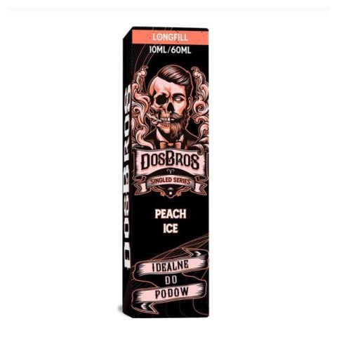 Longfill DosBros Singled Series 10/60ml - Peach Ice Longfill DosBros Singled Series 10/60ml - Peach Ice