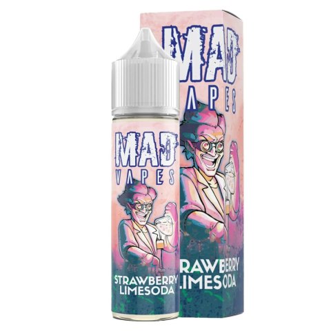 Longfill MAD VAPES 10/60ml - Strawberry Lime Soda Longfill MAD VAPES 10/60ml - Strawberry Lime Soda