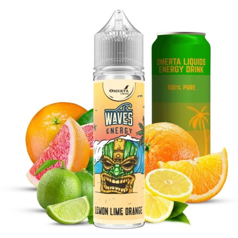 Longfill Omerta 15/60ml Waves Energy Lemon Lime Orange Longfill Omerta 15/60ml Waves Energy Lemon Lime Orange