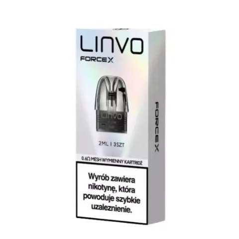 VBar Linvo Force X - Wkład/Kartridż 0.6 Ohm 2 ml VBar Linvo Force X - Wkład/Kartridż 0.6 Ohm 2 ml