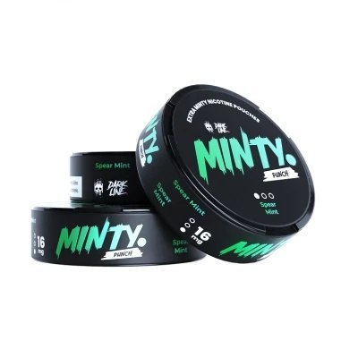 Woreczki Nikotynowe Dark Line Minty - Spear Mint 16MG Woreczki Nikotynowe Dark Line Minty - Spear Mint 16MG