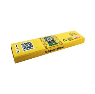Bibułki Konopne King Size Slim + Tips Babcia Marysia