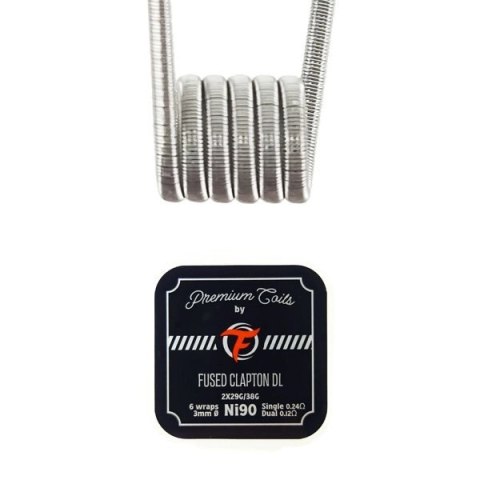 Fused Clapton DL Ni90 0.24Ω - fumytech Fused Clapton DL Ni90 0.24Ω - fumytech