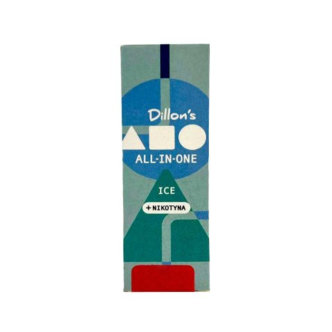 Liquid Dillon's ALL IN ONE 10ml 12mg - Ice Liquid Dillon's ALL IN ONE 10ml 12mg - Ice