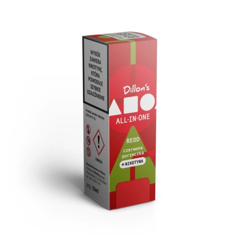 Liquid Dillon's ALL IN ONE 10ml 6mg - Redd Liquid Dillon's ALL IN ONE 10ml 6mg - Redd
