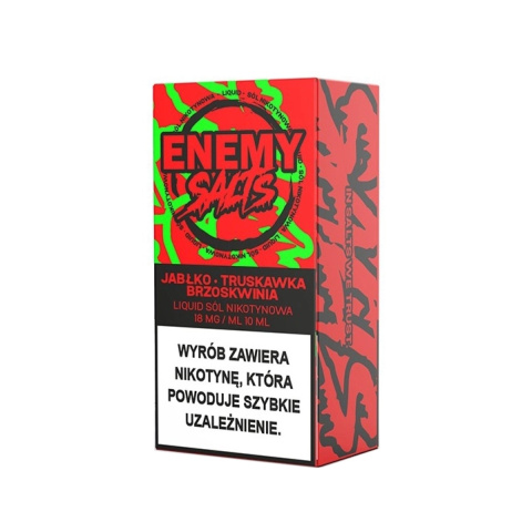 Liquid Enemy Salts - Jabłko Truskawka Brzoskwinia 18mg Liquid Enemy Salts - Jabłko Truskawka Brzoskwinia 18mg