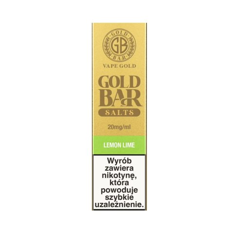 Liquid Gold Bar Salts - Lemon Lime 20mg Liquid Gold Bar Salts - Lemon Lime 20mg