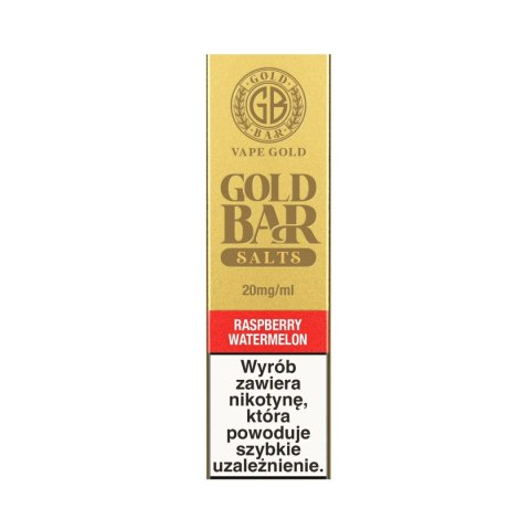 Liquid Gold Bar Salts - Raspberry Watermelon 20mg Liquid Gold Bar Salts - Raspberry Watermelon 20mg