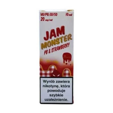 Liquid MVL Jam Monster 10ml 20mg - PB & Strawberry Liquid MVL Jam Monster 10ml 20mg - PB & Strawberry