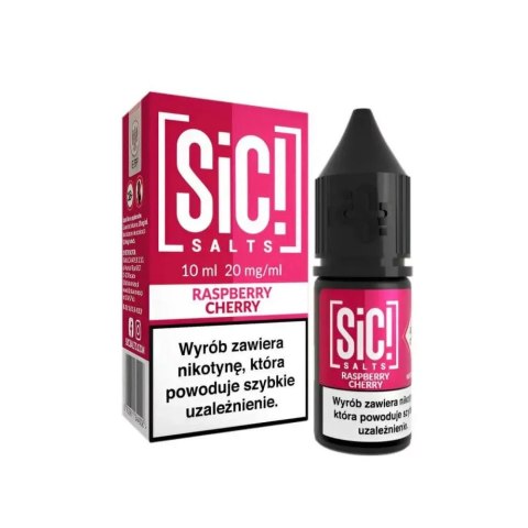 Liquid Sic Salts 10ml - Raspberry Cherry 20mg Liquid Sic Salts 10ml - Raspberry Cherry 20mg
