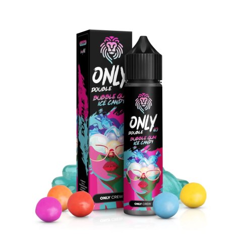 Longfill Only Double 6/60ml - Bubble Gum Ice Candy Longfill Only Double 6/60ml - Bubble Gum Ice Candy