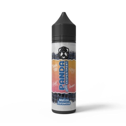 Longfill Panda Eksperyment 7 10/60ml - Malina Żurawina Longfill Panda Eksperyment 7 10/60ml - Malina Żurawina