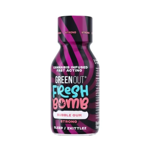 Shot Konopny Green Out Fresh Bomb Bubble Gum - Strong Shot Konopny Green Out Fresh Bomb Bubble Gum - Strong