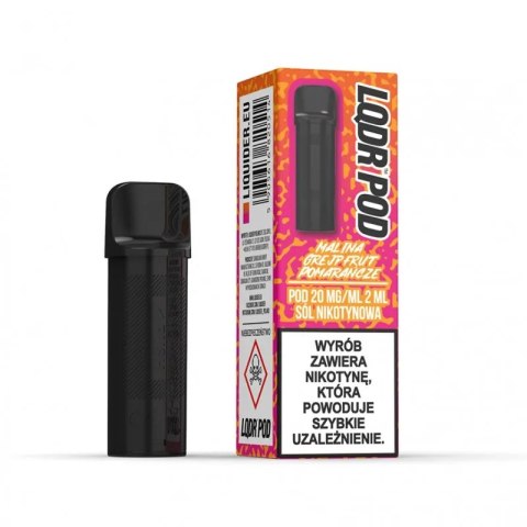 Wkład LQDR Pod 2ml - Malina Grejpfrut Pomarańcza Wkład LQDR Pod 2ml - Malina Grejpfrut Pomarańcza