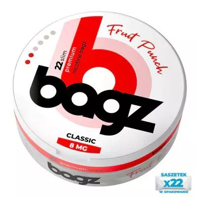 Woreczki Nikotynowe BAGZ - Fruit Punch Classic 8mg Woreczki Nikotynowe BAGZ - Fruit Punch Classic 8mg