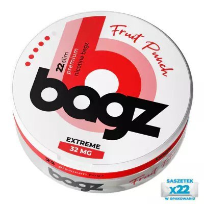 Woreczki Nikotynowe BAGZ - Fruit Punch Extreme 32mg Woreczki Nikotynowe BAGZ - Fruit Punch Extreme 32mg