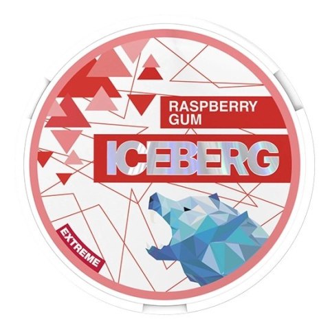 Woreczki Nikotynowe ICEBERG Extreme - Raspberry Gum 50mg Woreczki Nikotynowe ICEBERG Extreme - Raspberry Gum 50mg
