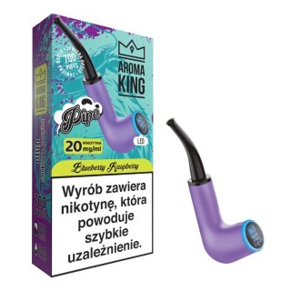 Aroma King Pipe Rey Neon 700+ 20mg Salt - Blueberry Raspberry