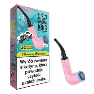 Aroma King Pipe Rey Neon 700+ 20mg Salt - Strawberry Bubblegum