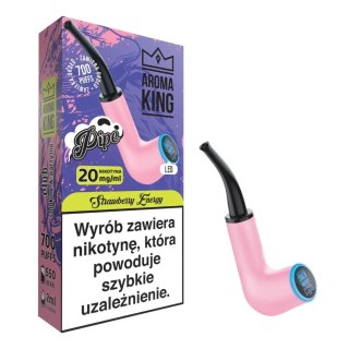 Aroma King Pipe Rey Neon 700+ 20mg Salt - Strawberry Energy