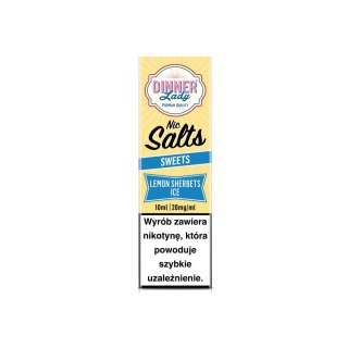 Dinner Lady Salt 20mg - Lemon Sherbets Ice
