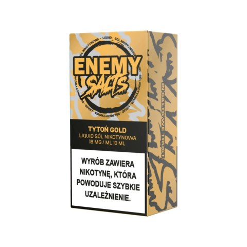 Liquid Enemy Salts - Tytoń Gold 18mg Liquid Enemy Salts - Tytoń Gold 18mg