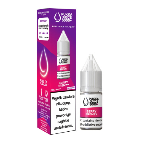 Liquid Pukka Juice 5000 Salt 20mg - Berry Frenzy Liquid Pukka Juice 5000 Salt 20mg - Berry Frenzy
