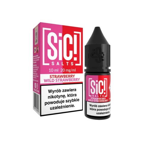 Liquid Sic Salts 10ml - Wild Strawberry 20mg Liquid Sic Salts 10ml - Wild Strawberry 20mg