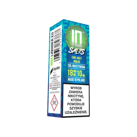 *NOWA AKCYZA* Liquid ID Salt - 10 ml Earl Grey Jabłko 18mg *NOWA AKCYZA* Liquid ID Salt - 10 ml Earl Grey Jabłko 18mg