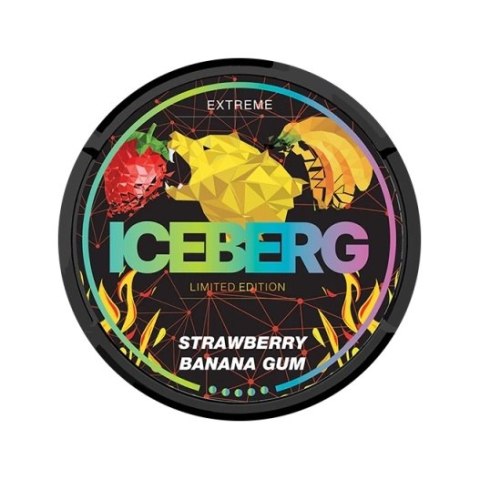 Woreczki Nikotynowe ICEBERG Extreme - Strawberry Banana Gum 50mg Woreczki Nikotynowe ICEBERG Extreme - Strawberry Banana Gum 50mg