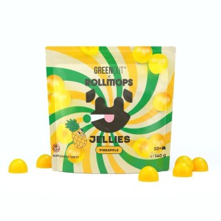 Żelki Konopne Green Out x RollMops - Pineapple